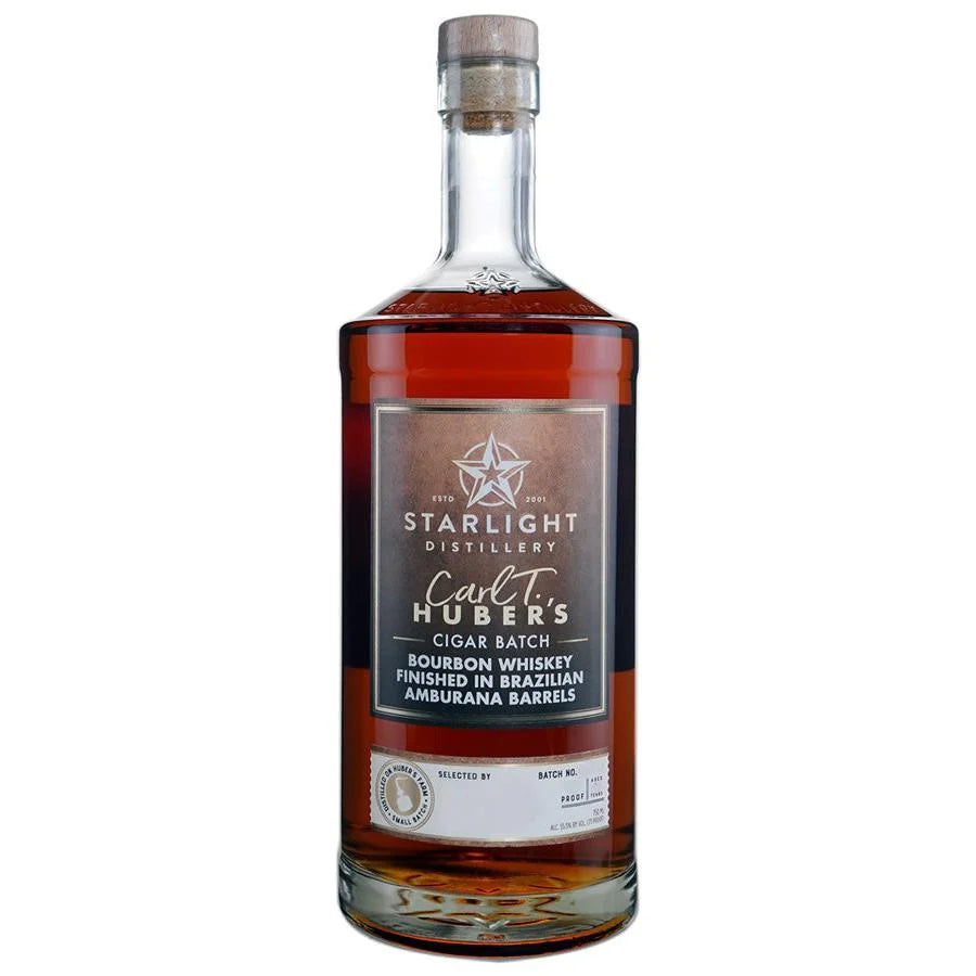 Huber Starlight Carl T Bourbon Cigar Batch 750 ML