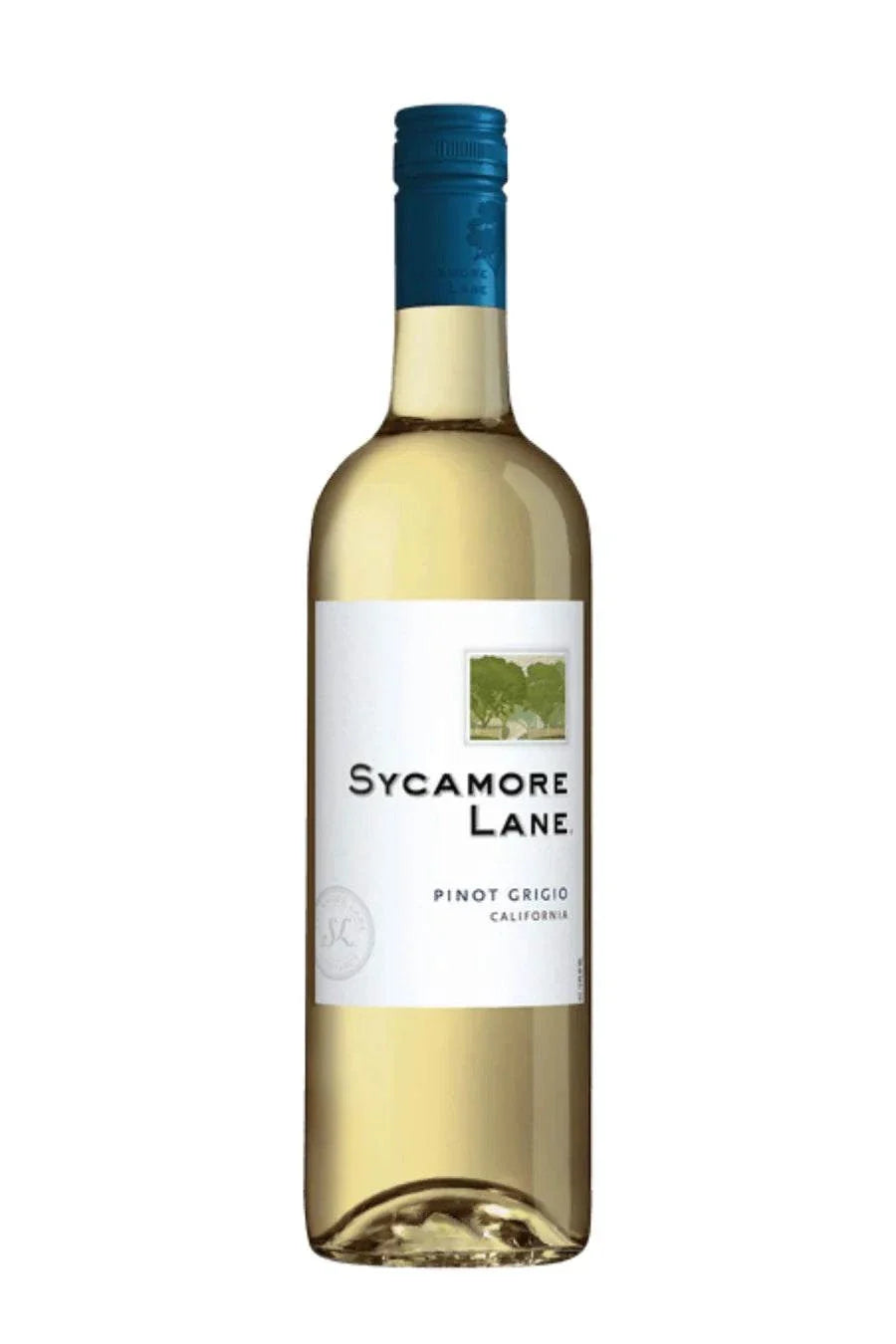 Bottle of Sycamore Lane Pinot Grigio California white wine 750 ML with citrus and apple flavor notes