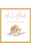 Tomasello A La Mode Butter Pecan Cream 750 ML