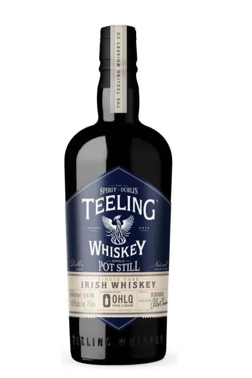 Teeling Single Pot Still Irish Whiskey Single Cask Cognac Cask 117 750 ML