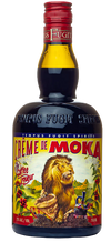 Tempus Fugit Spirits Creme De Moka Coffee Liqueur 750 ML bottle with lion illustration.