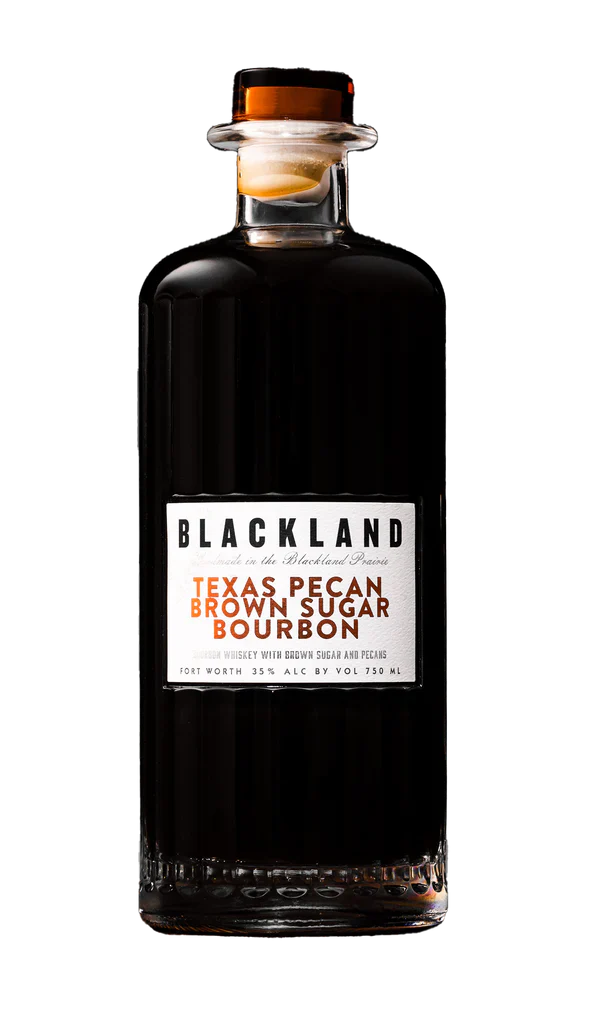Blackland Texas Brown Sugar Pecan Bourbon 70 750 ML bottle with warm sweet and nutty bourbon flavor