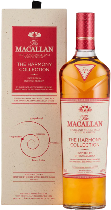 The Macallan The Harmony Collection limited-edition Highland single malt scotch whiskey inspired by intense Arabica coffee