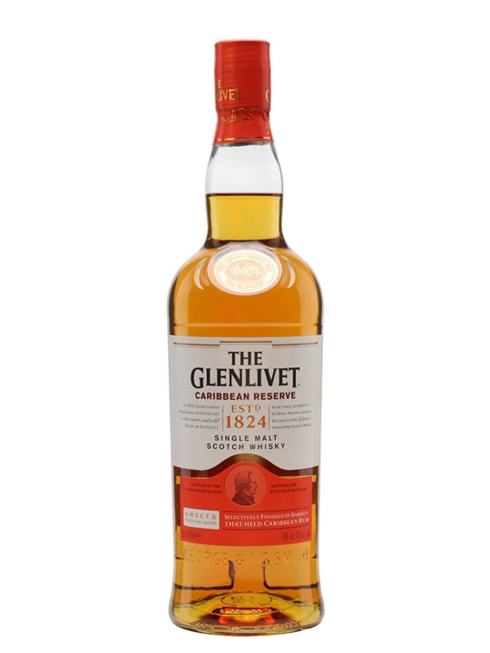 The Glenlivet Caribbean Reserve Single Malt Scotch Whisky 1 L
