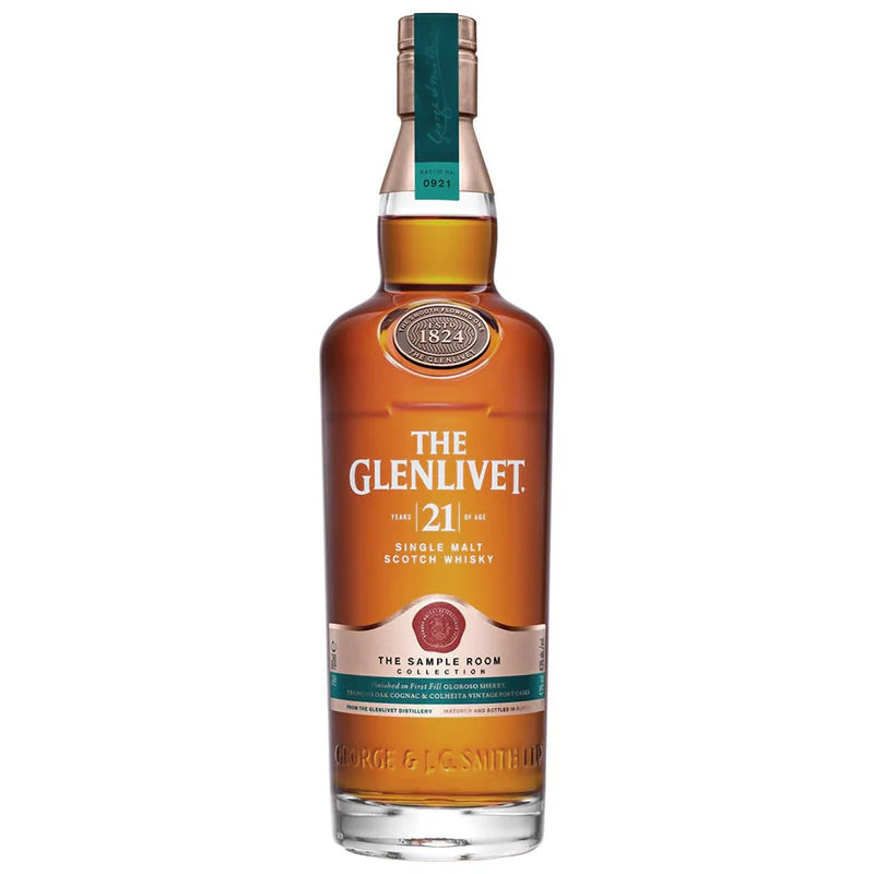 The Glenlivet 'The Sample Room Collection' 21 Year Old Single Malt Scotch Whisky 750 ML