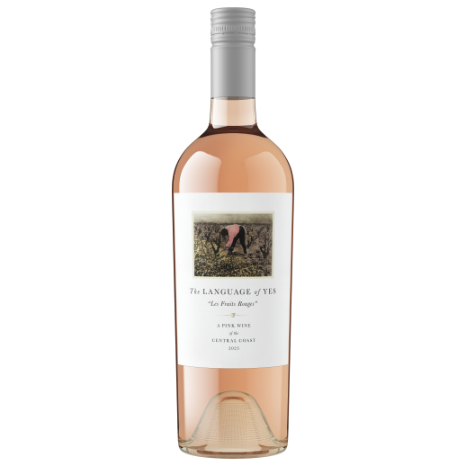 The Language of Yes Les Fruits Rouges certified sustainable rosé wine bottle 750ml
