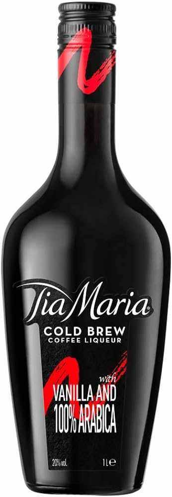 Tia Maria Coffee Liqueur 750 ML bottle with vanilla and Arabica coffee flavors.
