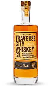 Traverse City Lakeside Peach Bourbon 750 ML