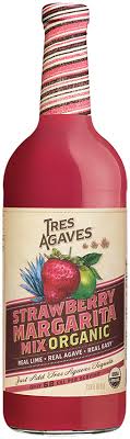 Tres Agaves Strawberry Margarita Mix 1 L