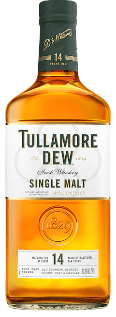 Tullamore D.E.W. 14 Year Old Single Malt Irish Whiskey 750 ML