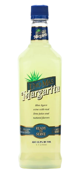 Uno Mas Classic Lime Margarita Wine Cocktail 1.5 L
