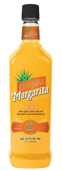 Uno Mas Peach Margarita Wine Cocktail 1.5 L