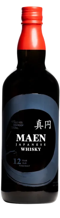 Maen Japanese Whiskey 12 Year Old 86 Proof 750 ML