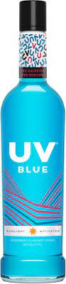Uv Blue Raspberry Flavored Vodka 60 1 L