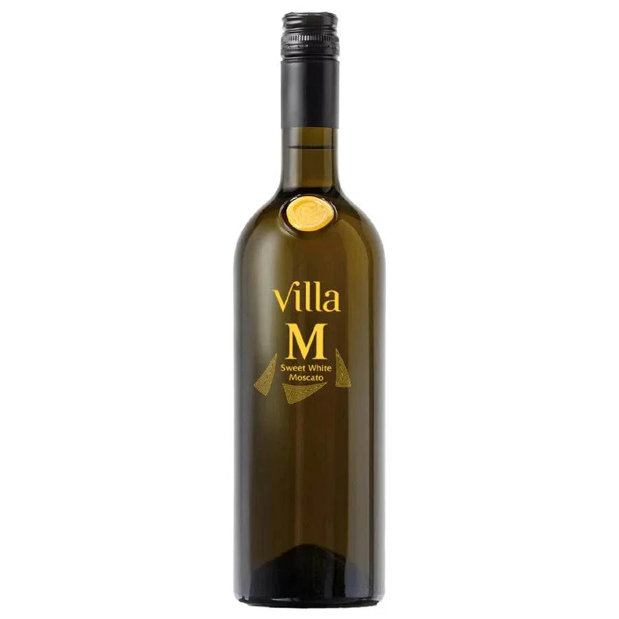 Villa M Moscato Sweet White Italian wine bottle 750 ML with fresh aromatic and sweet profile