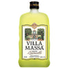 Villa Massa Limoncello bottle, 750ML, Italian liqueur, vibrant yellow, traditional Sorrento lemons.