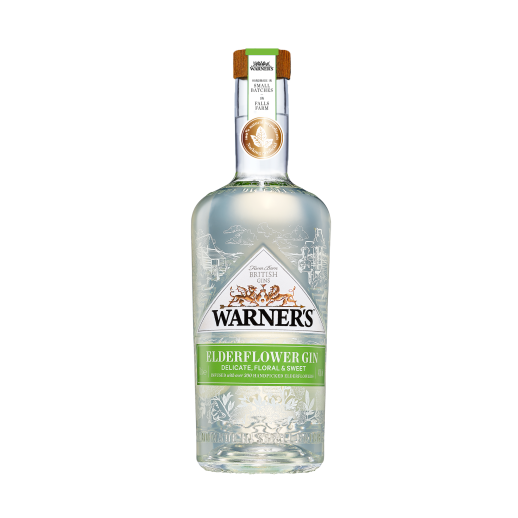 Warners Elderflower Gin 750 ML