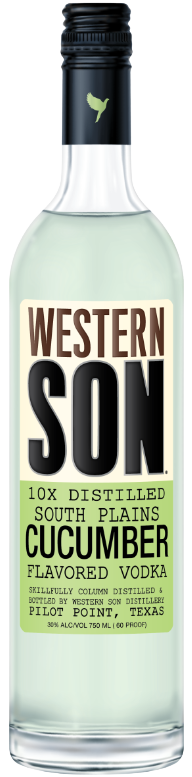 Western Son 10X Distilled South Plains Cucumber Flavored Vodka 750 ML
