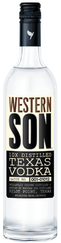 Western Son 10X Distilled Texas Vodka 1L bottle premium American vodka distilled ten times