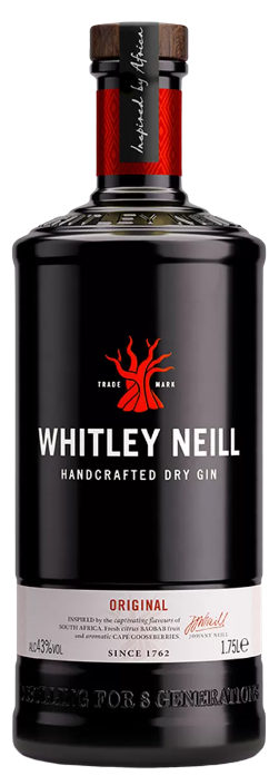 Whitley Neill Original Handcrafted Dry Gin 1.75 L