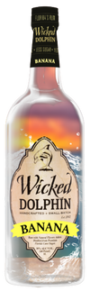 Wicked Dolphin Small Batch Handcrafted Banana Flavored Rum 750 ML