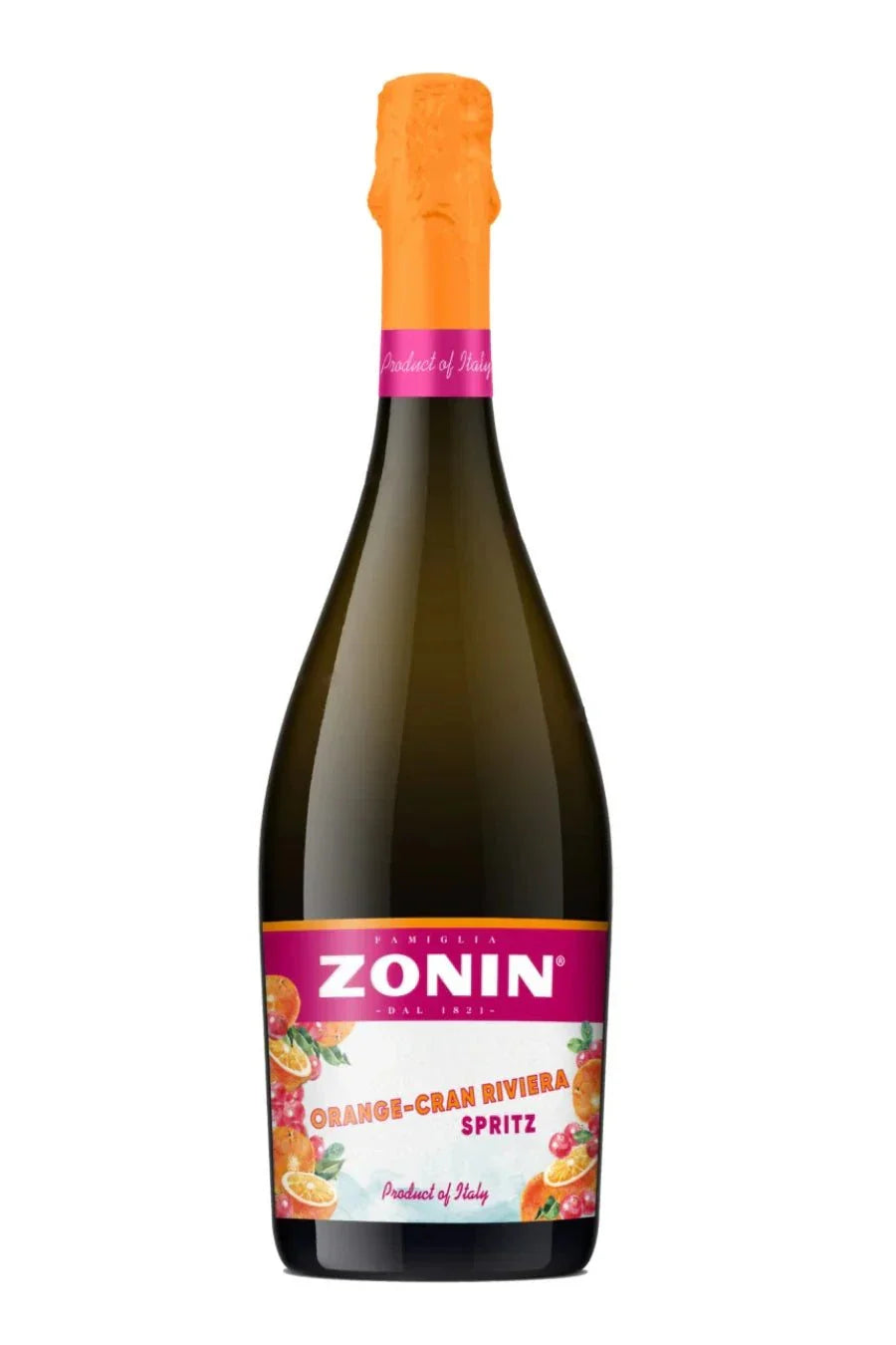 Zonin Orange Cranberry Riviera Spritz 750 ML bottle – sparkling cocktail