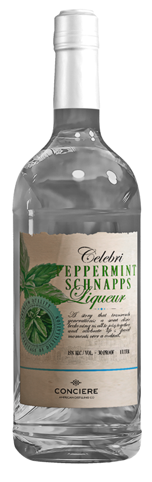 Celebri Peppermint Schapps Vodka 1 L