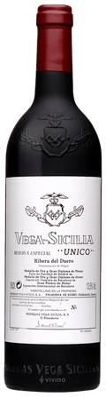 Vega Sicilia Ribera Del Duero Unico 2015 750 ML