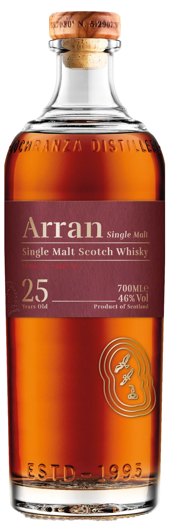 Arran 25 Year Old Single Malt Scotch Whisky 700 ML