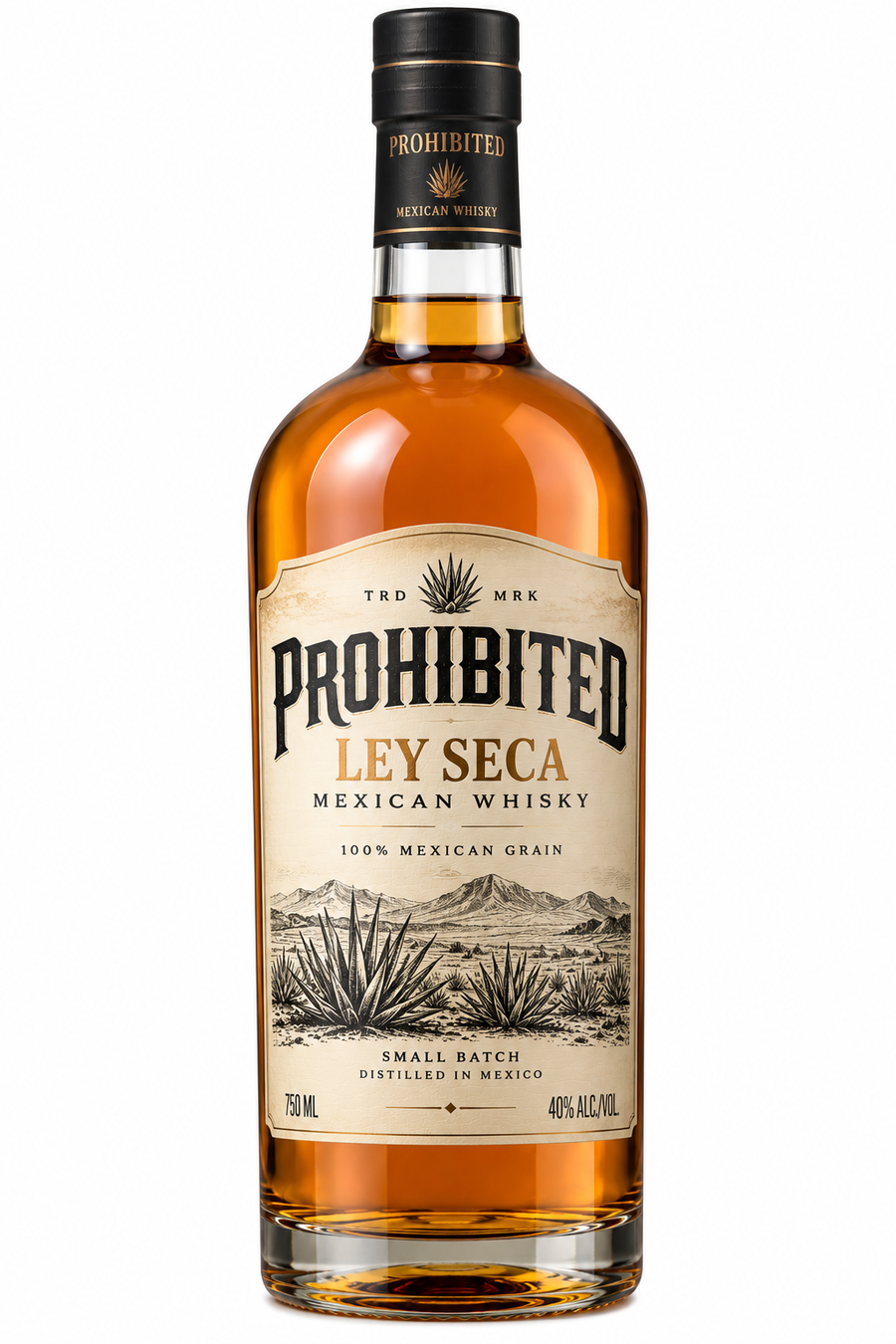 Prohibited Ley Seca Mexican Whisky 750 ML