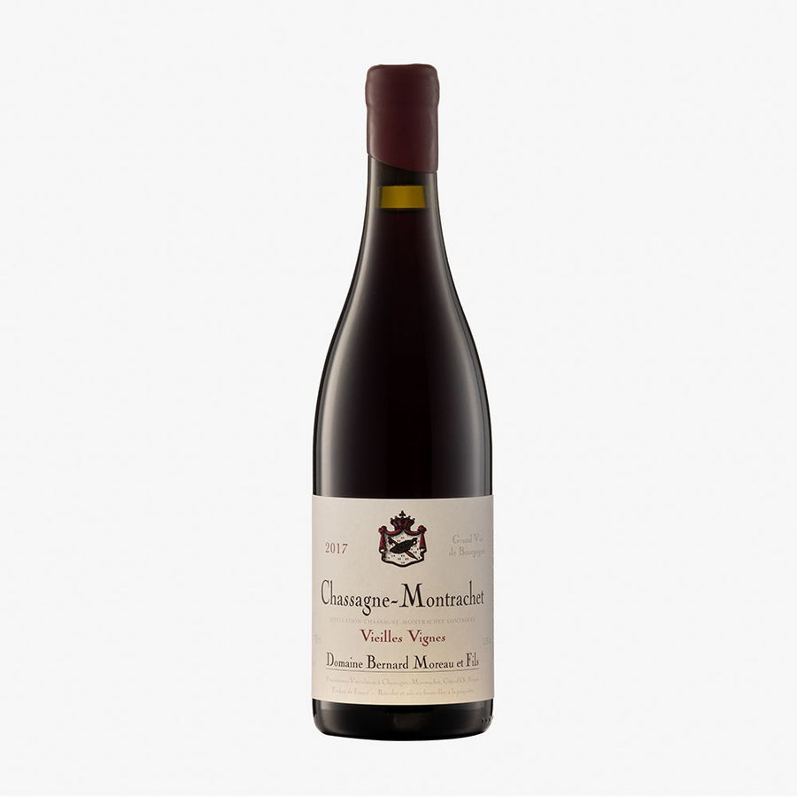 Bernard Moreau Chassagne Montrachet Vieilles Vignes Rouge 2017 750 ML