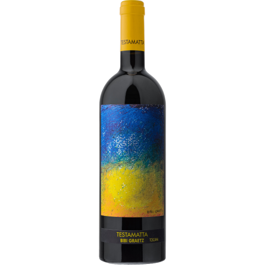 Bibi Graetz Testamatta Rosso 2020 Italian red wine bottle showcasing Tuscan Sangiovese with rich berry and spice notes