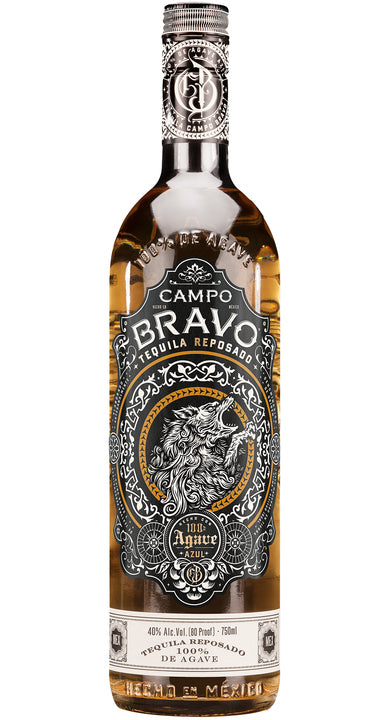 Campo Bravo Reposado Tequila 1 L bottle