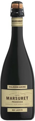 Marsuret Prosecco di Valdobbiadene Brut Nature Sui Lieviti 2022 750 ML