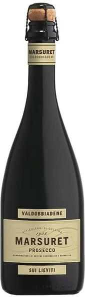 Marsuret Prosecco di Valdobbiadene Brut Nature Sui Lieviti 2022 750 ML