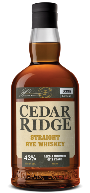 Cedar Ridge Straight Rye Whiskey 750 ML