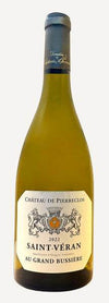 Chateau De Pierreclos Saint Veran Au Grand Bussiere 2022 white Burgundy wine bottle 750 ML with citrus and floral notes