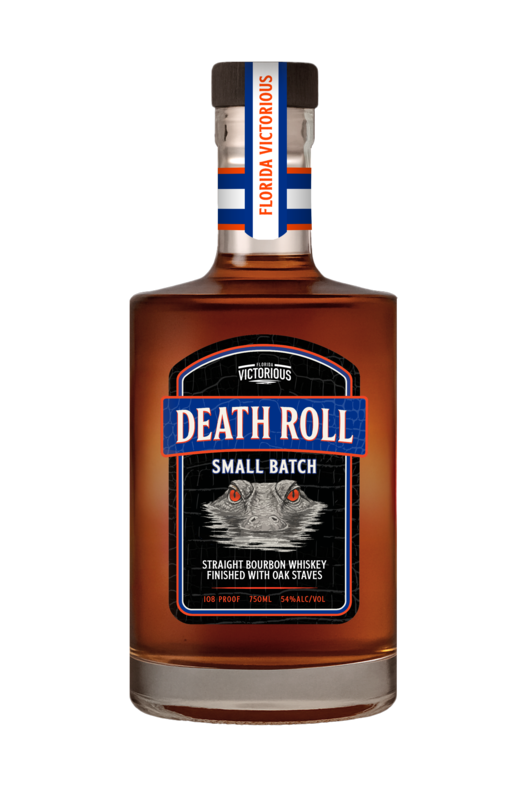 Florida Victorious Death Roll Small Batch Straight Bourbon Whiskey Finished with Oak Staves 750 ML