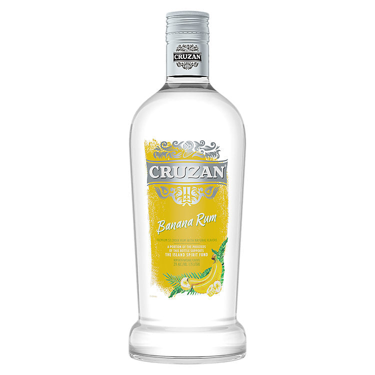 Cruzan Banana Flavored Rum 42 1.75 L