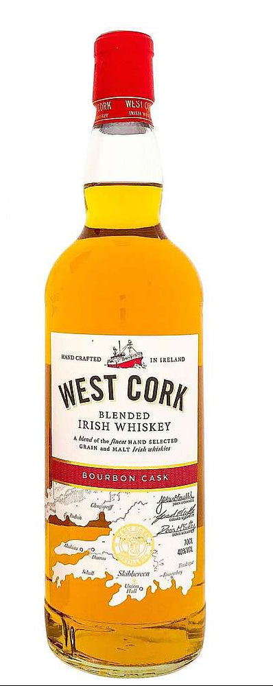 West Cork Bourbon Cask Blended Irish Whiskey 750 ML