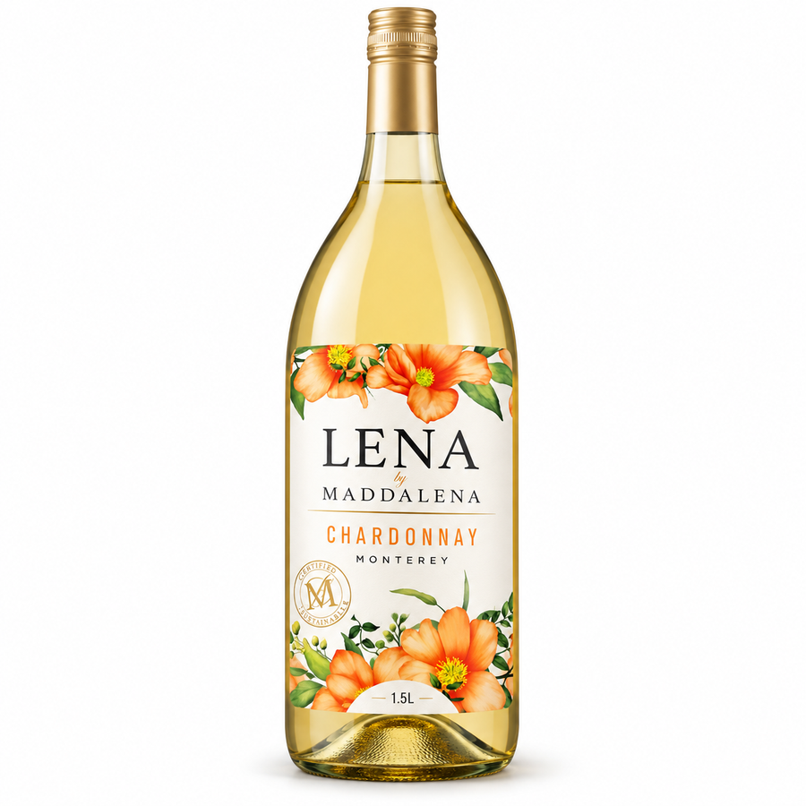 LENA by Maddalena Chardonnay Monterey White Box Wine 1.5 L
