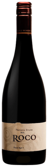 Bottle of Roco Private Stash Pinot Noir 2021 750 ML Oregon red wine with elegant label