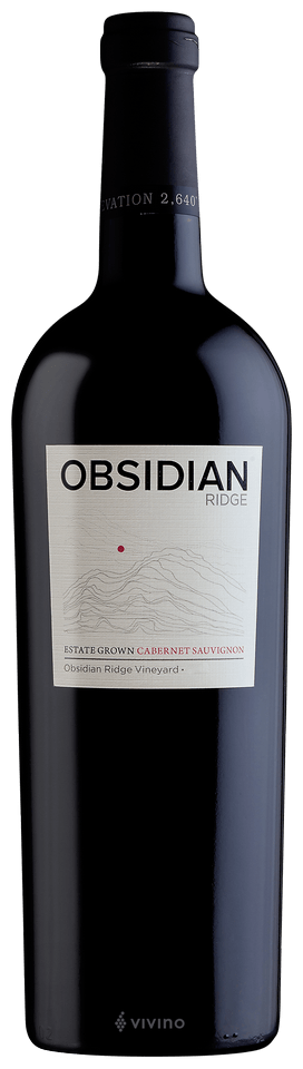 Obsidian Ridge Estate Grown Cabernet Sauvignon 2019 750 ML