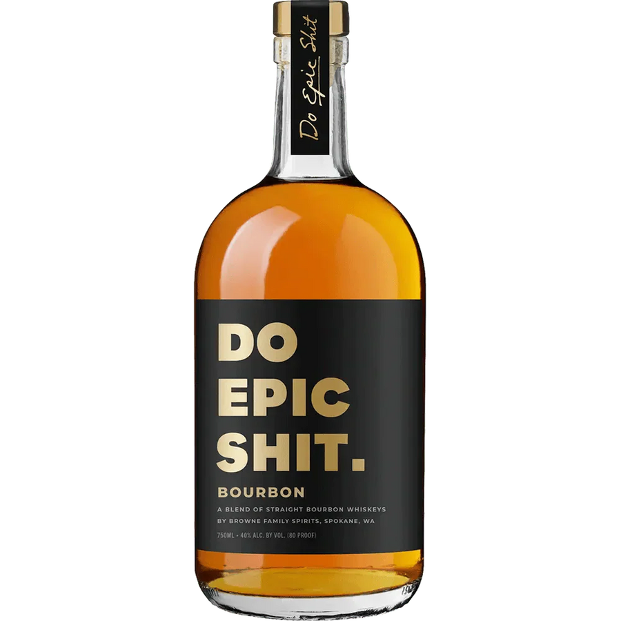 Do Epic Shit Bourbon 750 ML American bourbon whiskey bottle
