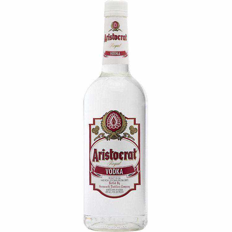 Aristocrat Vodka 80 1 L bottle with clean design, perfect for cocktails.