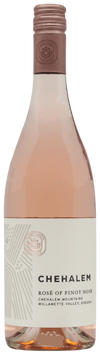 Bottle of Chehalem Rose of Pinot Noir 2024 750 ML wine with fresh berry and floral notes from Oregon's Willamette Valley