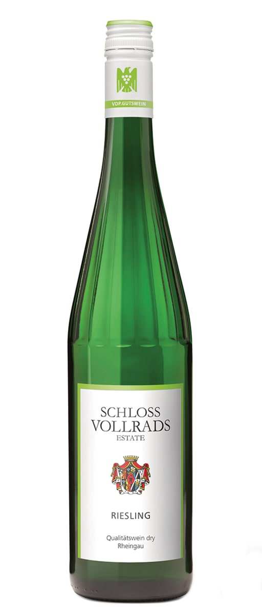 Bottle of Schloss Vollrads Rheingau Riesling QbA Dry 2023 750 ML white wine