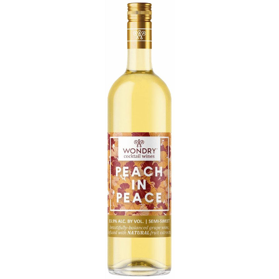 Wondry Cocktail Juicy Peach Martini Wine Based Cocktail 750 ML