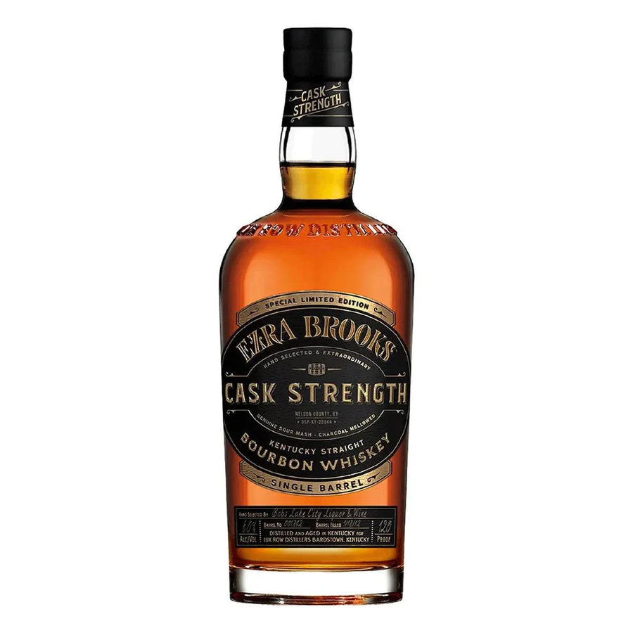 Ezra Brooks Cask Strength Straight Barrel Bourbon 750 ML bottle