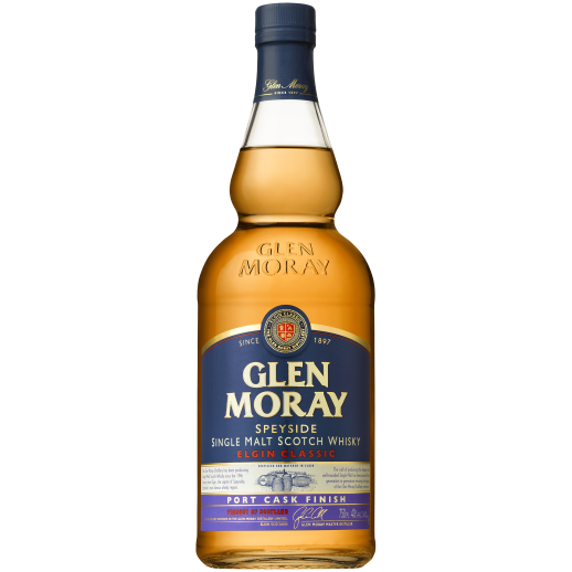Glen Moray Elgin Classic Port Cask Finish Single Malt Scotch 750 ML